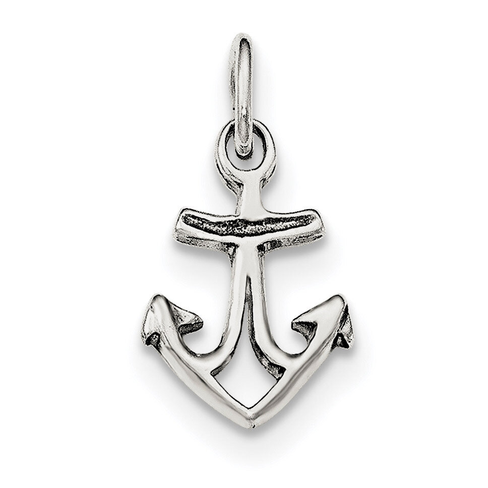 Anchor Charm Sterling Silver Polished QC8353, MPN: QC8353, 191101361616