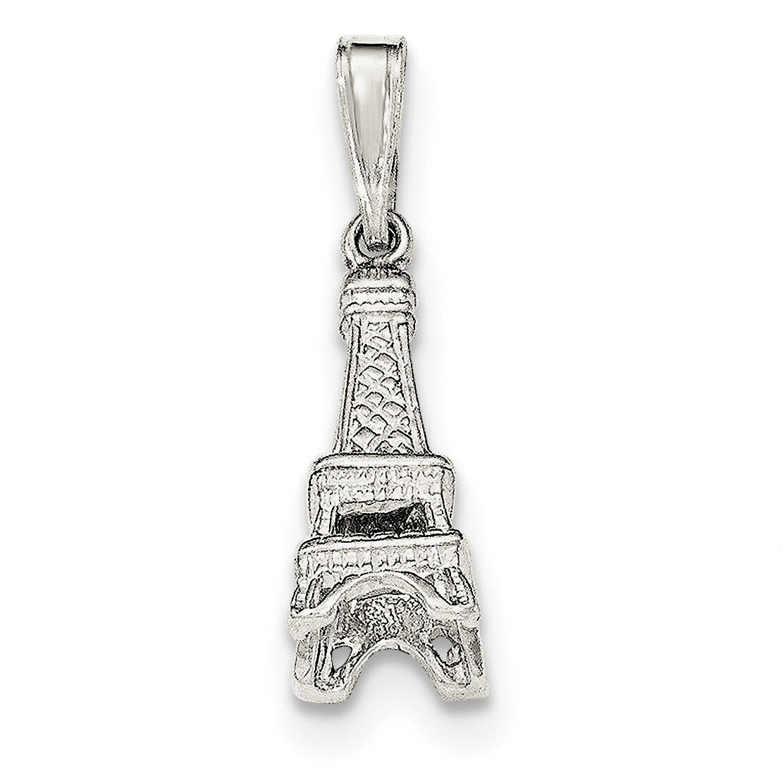 Eiffel Tower Charm Sterling Silver Polished QC8635, MPN: QC8635, 191101459511