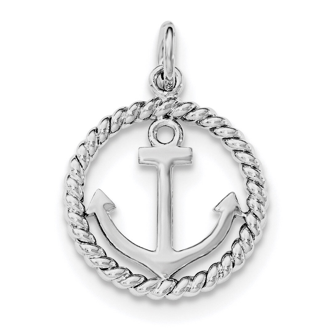 Anchor Pendant Sterling Silver Rhodium-plated QC8685, MPN: QC8685, 886774760728