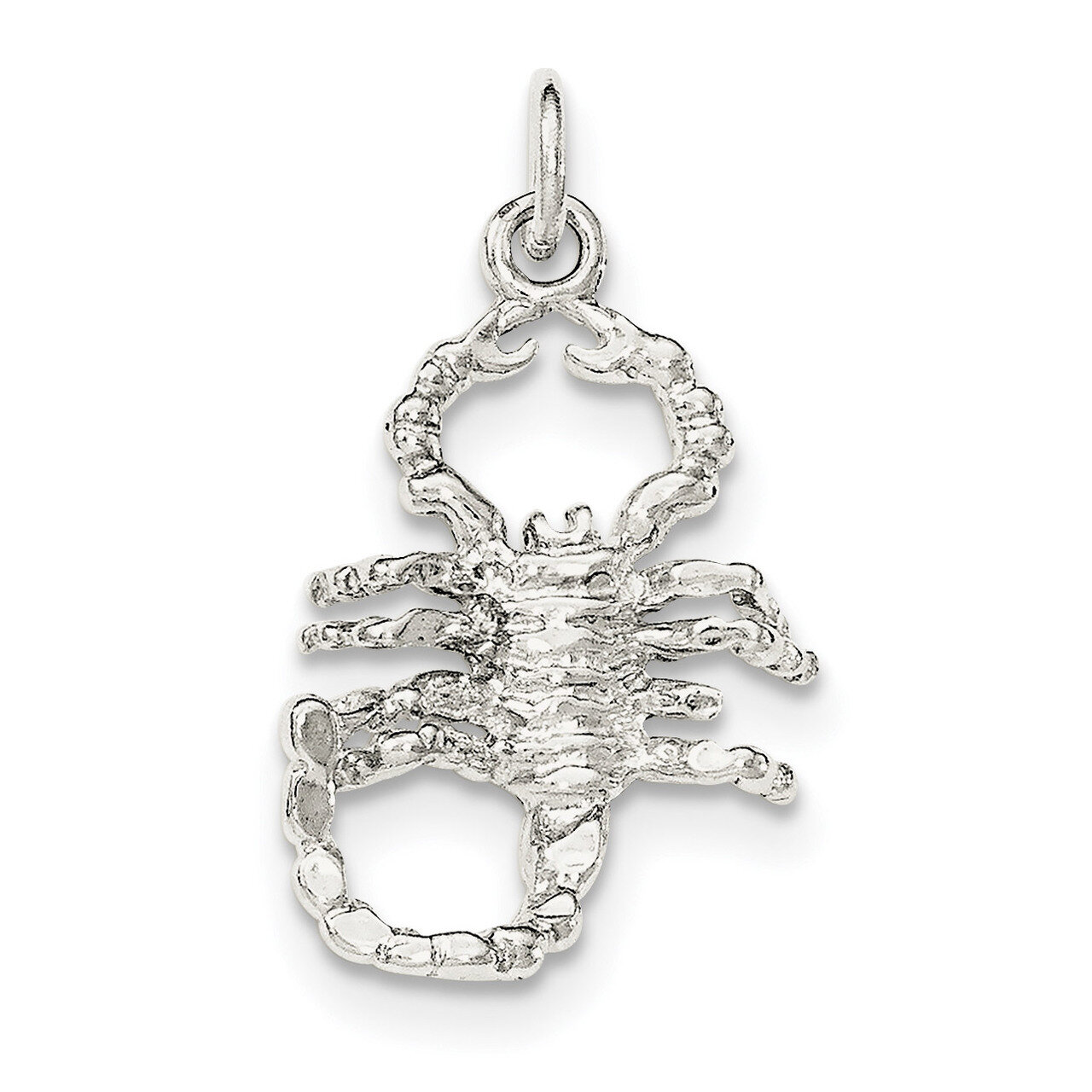 Scorpion Pendant Sterling Silver Polished QC8770, MPN: QC8770, 191101366956