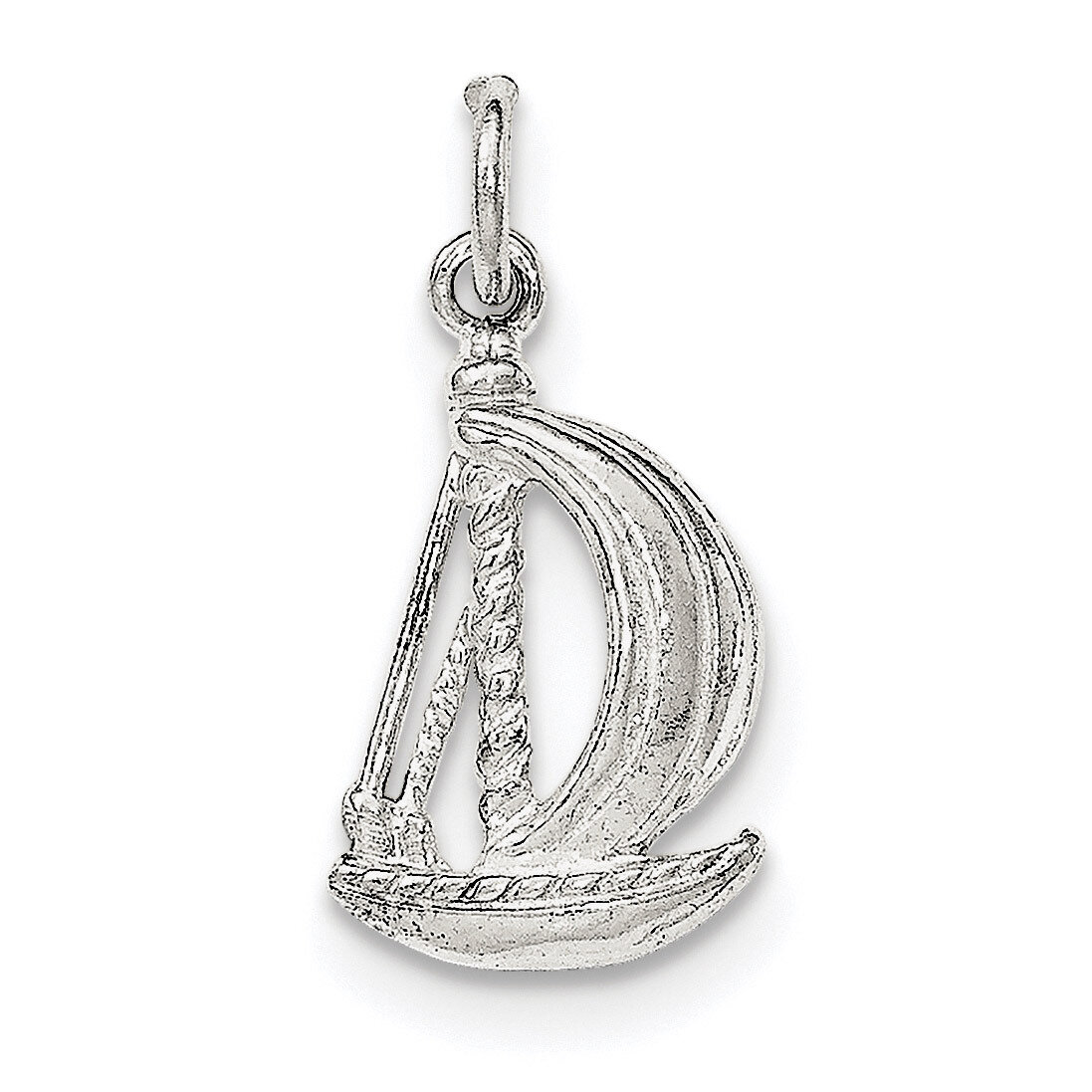 Sail Boat Pendant Sterling Silver Polished QC8772