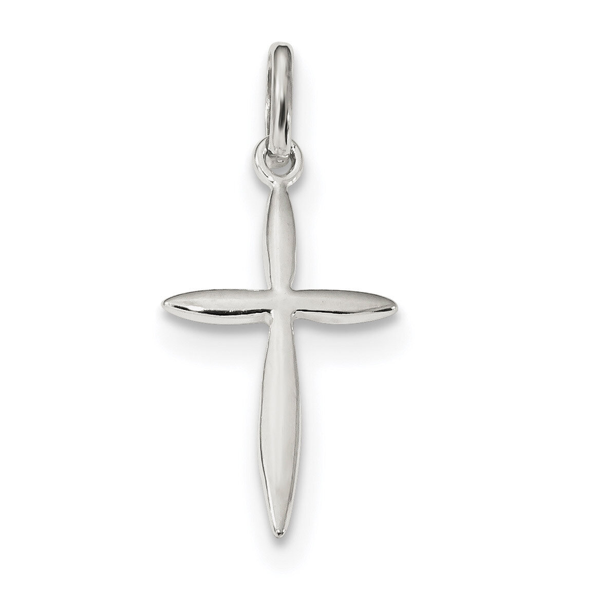 Passion Cross Charm Sterling Silver Polished QC9029, MPN: QC9029, 886774126197