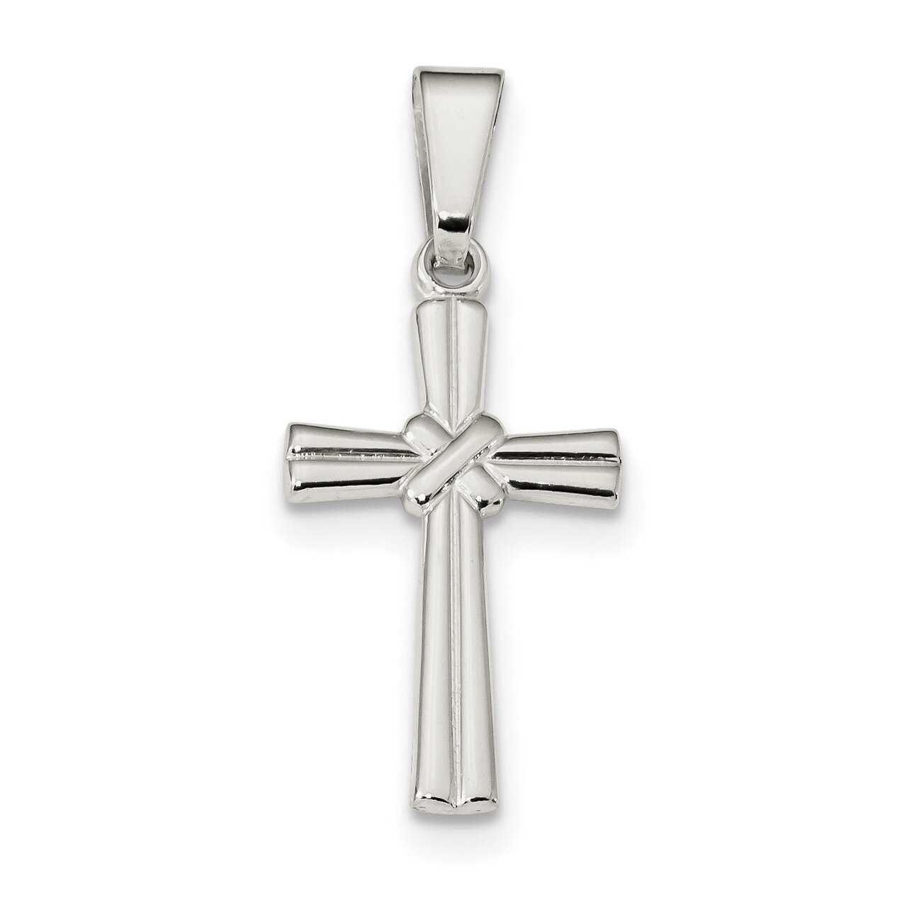 Cross Pendant Sterling Silver Polished QC9059