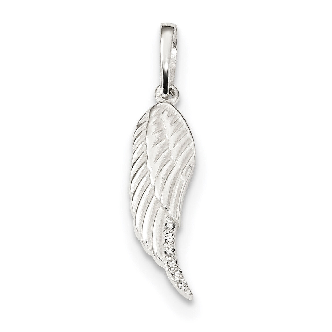 Wing Pendant Sterling Silver Polished QC9140, MPN: QC9140, 886774117195