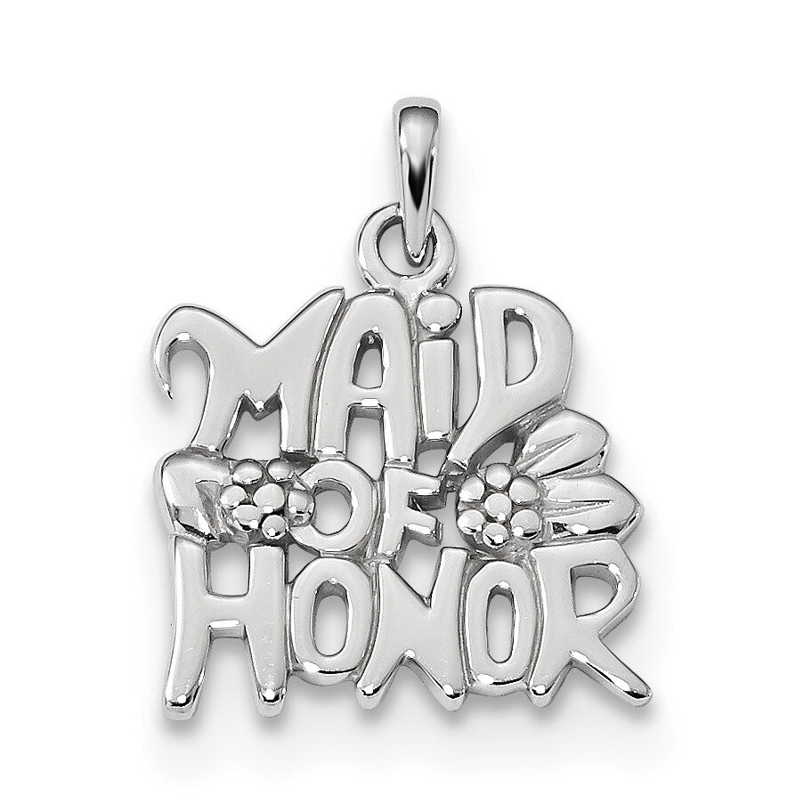 MAID OF HONOR Pendant Sterling Silver Rhodium-plated Polished QC9205, MPN: QC9205, 886774040417