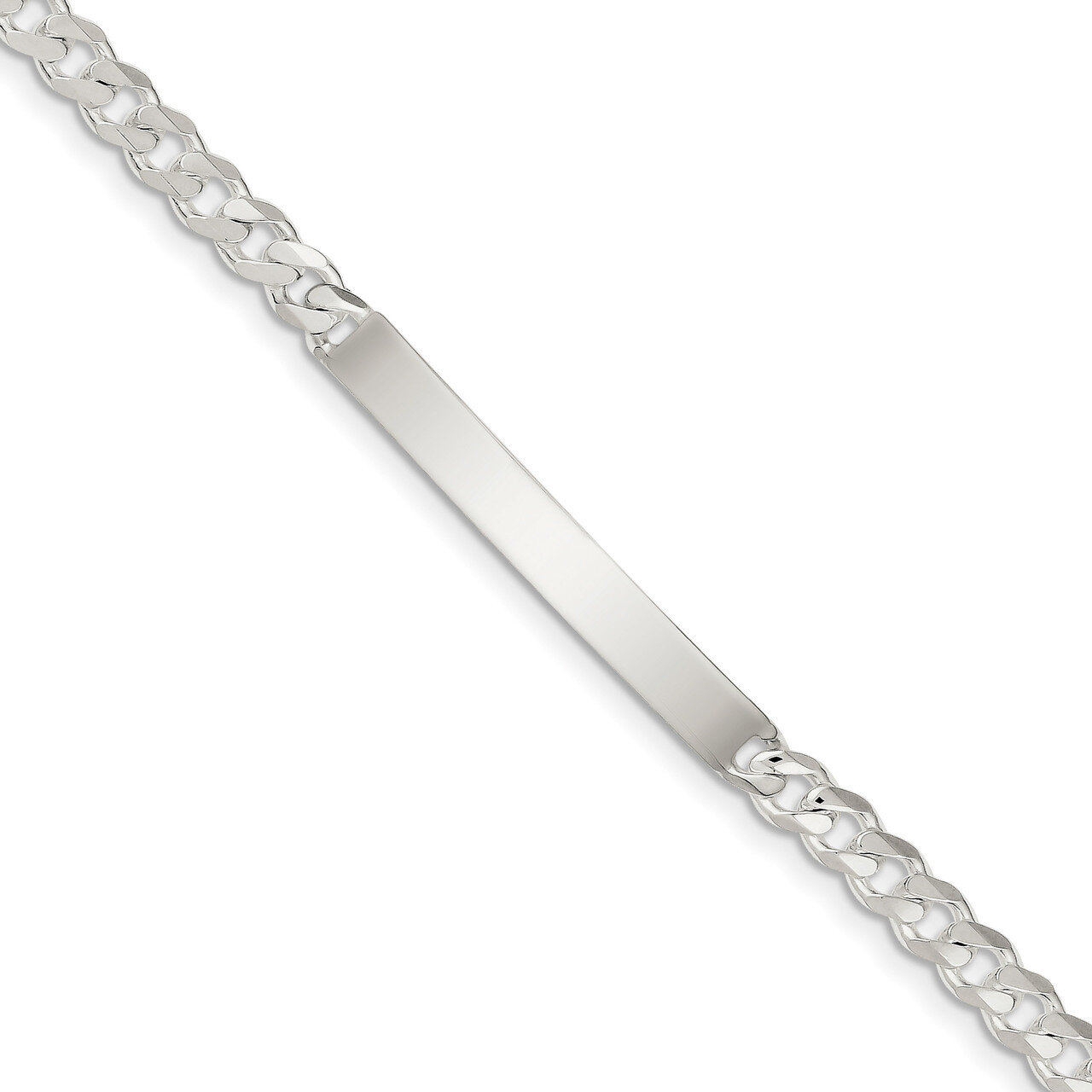 Curb ID Bracelet 7 Inch Sterling Silver QCD150-7, MPN: QCD150-7, 886774099750