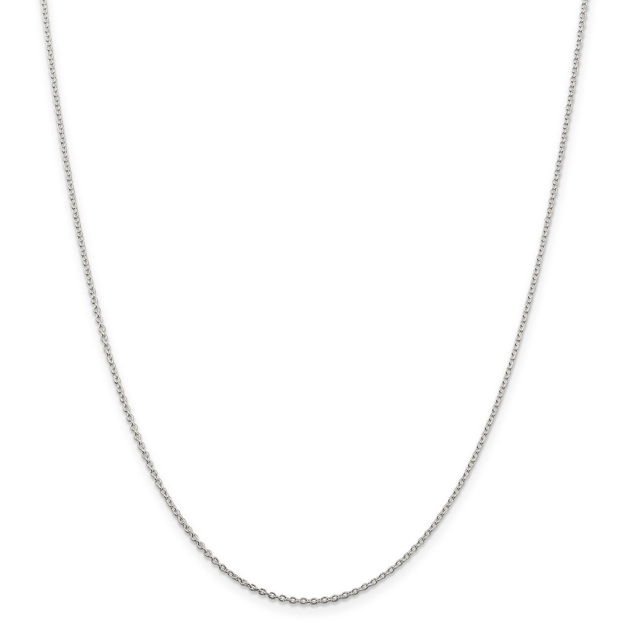 10 Inch 1.5mm Cable Chain Sterling Silver QCL040-10