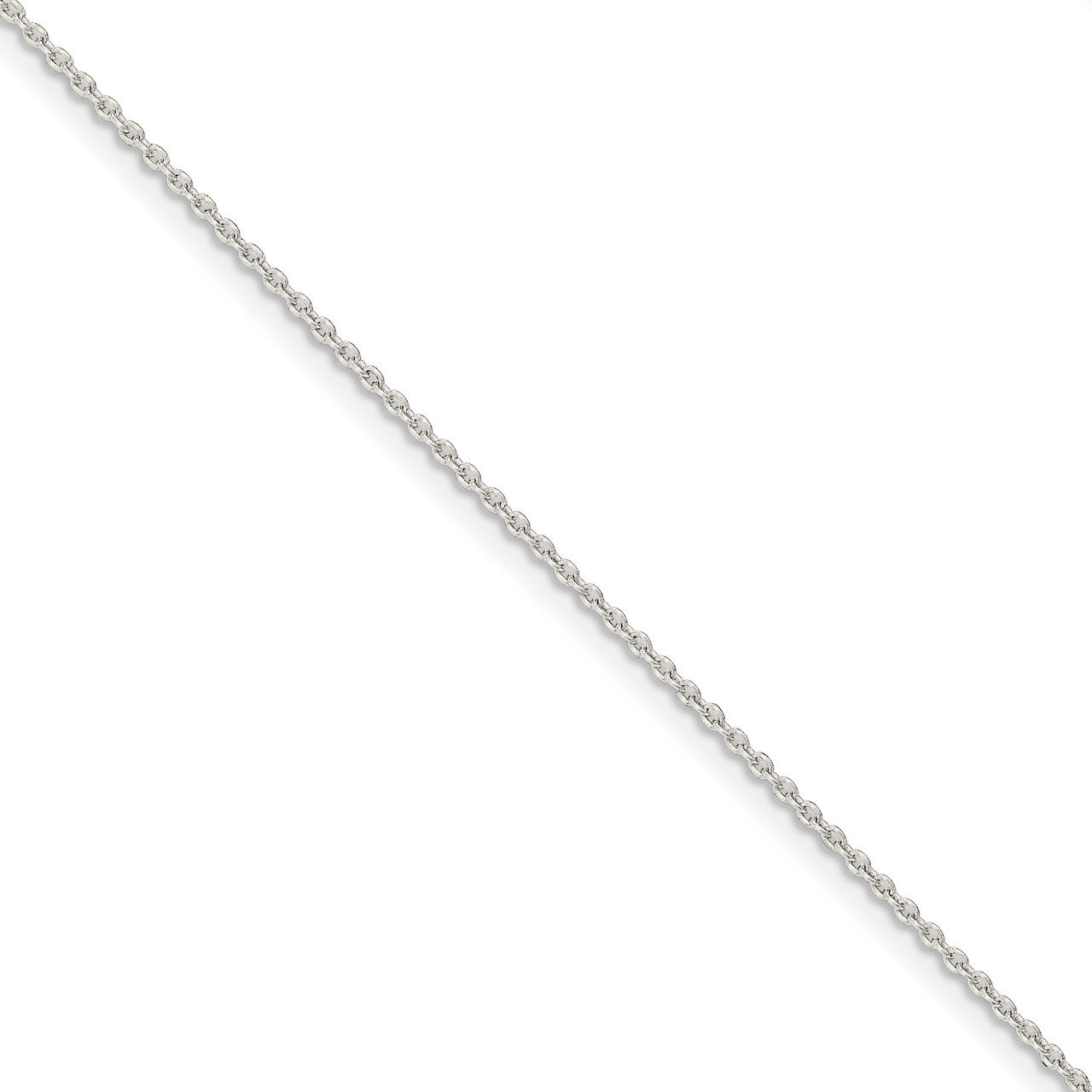 9 Inch 1.5mm Cable Chain Sterling Silver QCL040-9