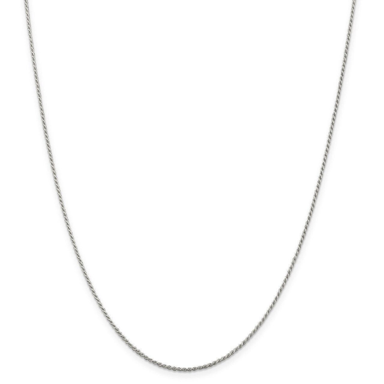 22 Inch 1.1mm Diamond-cut Rope Chain Sterling Silver QDC015-22, MPN: QDC015-22, 886774124926