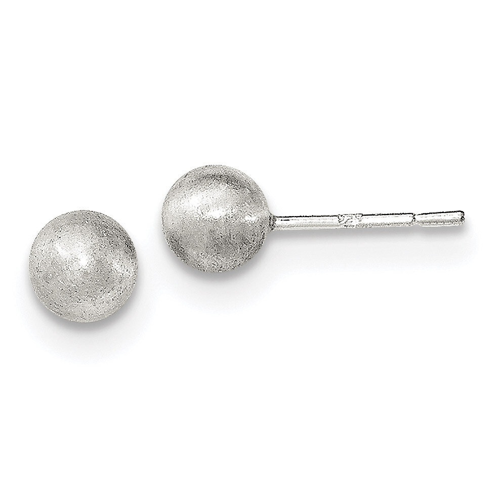 Laser-cut Post Earrings Sterling Silver Polished QE11749, MPN: QE11749, 191101231162