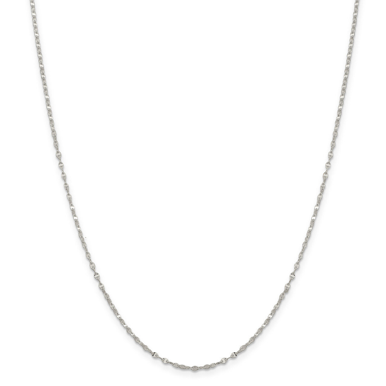 18 Inch 1.75mm Fancy Wave Link Chain Sterling Silver QFC192-18, MPN: QFC192-18, 886774408972