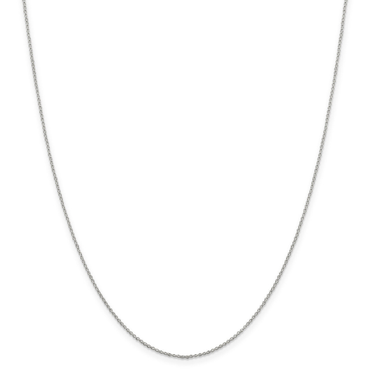 16 Inch 1.1mm Rolo Chain Sterling Silver QFC205-16