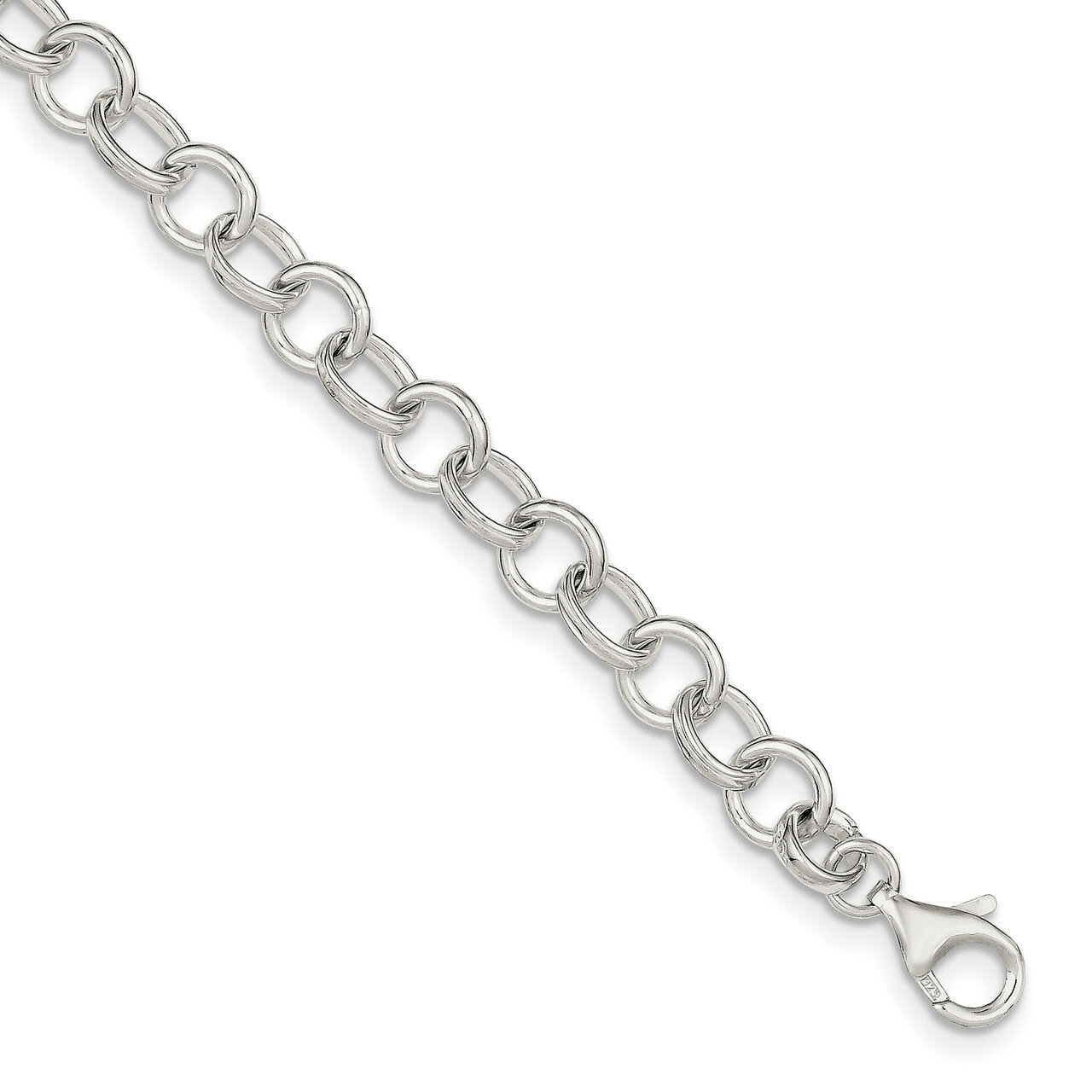 Bracelet 8.5 Inch Sterling Silver QG2239-8.5