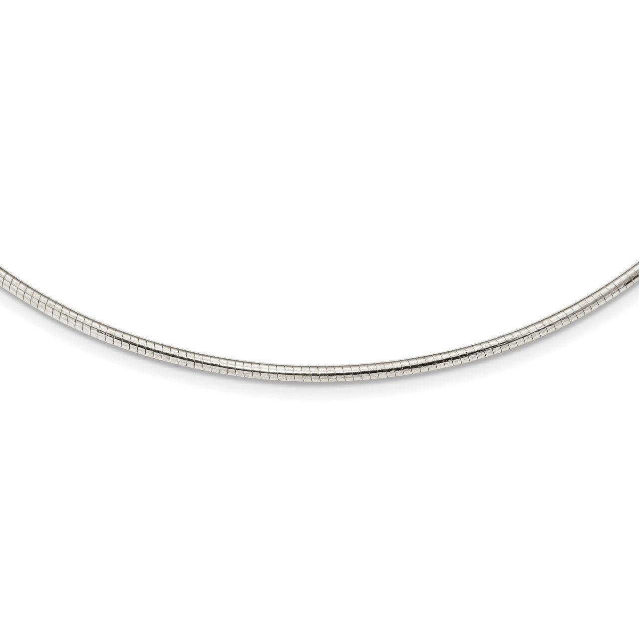 16 Inch Round 2mm with 2 inch Extender Neckwire Chain Sterling Silver QG4221-16