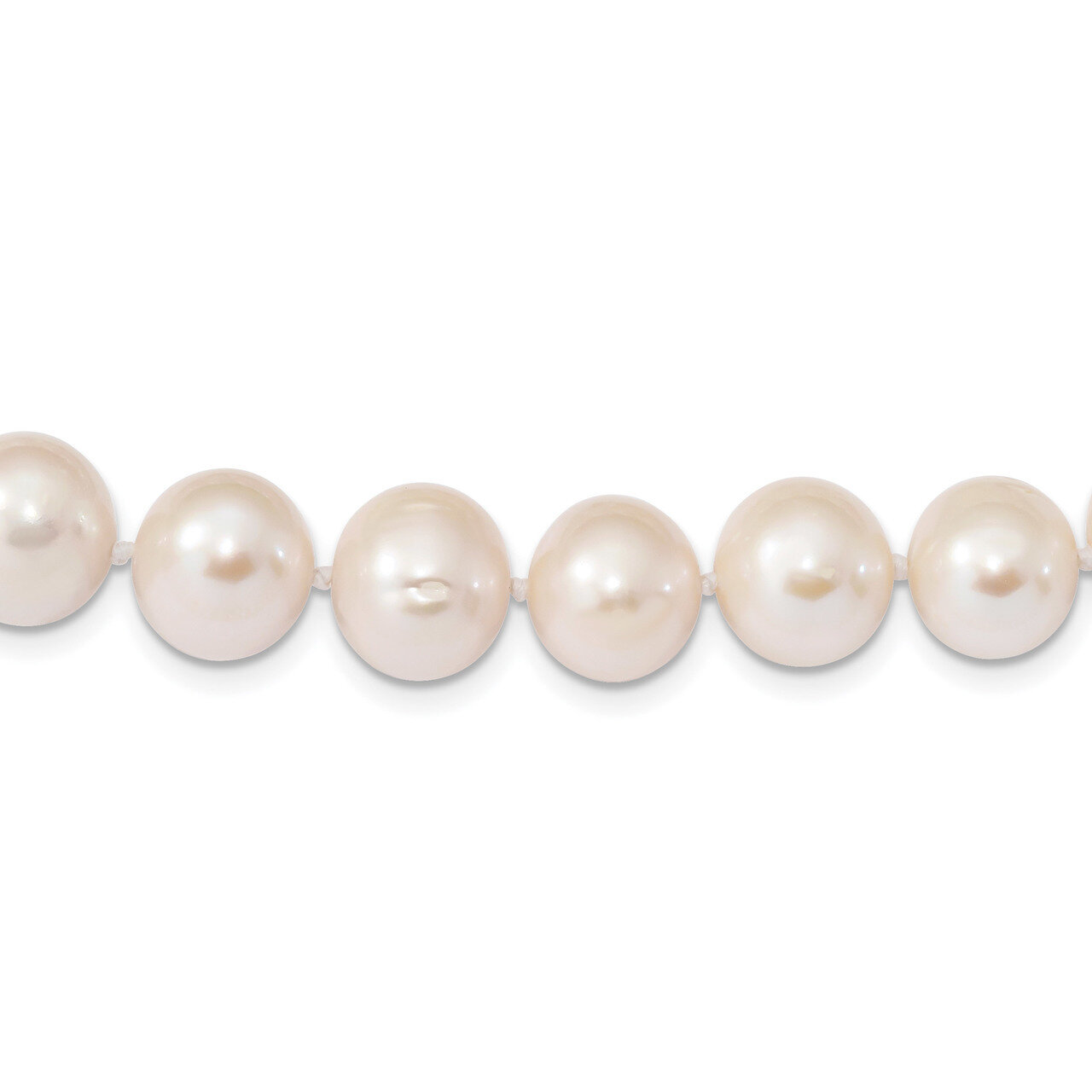 12-13mm White Cultured Freshwater Pearl Necklace 18 Inch Sterling Silver Rhodium-plated QH5359-18, …