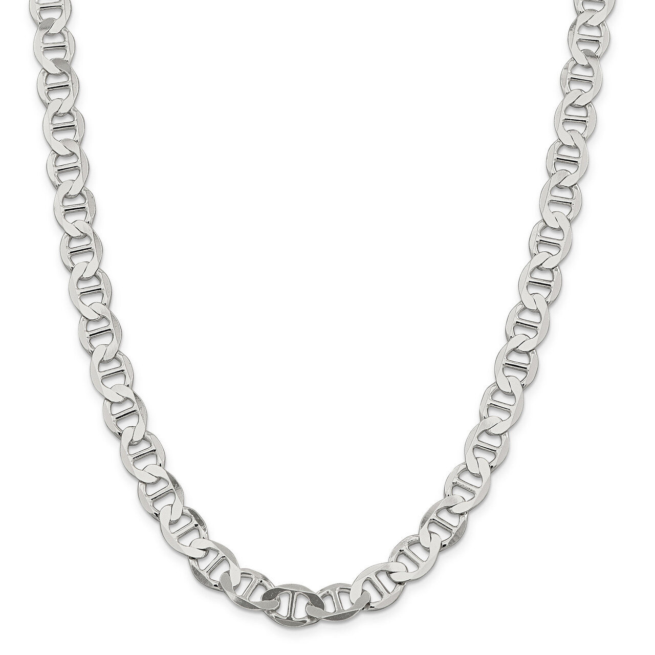 20 Inch 9.95mm Semi-Solid Flat Anchor Chain Sterling Silver QLFA200-20, MPN: QLFA200-20, 8839576247…