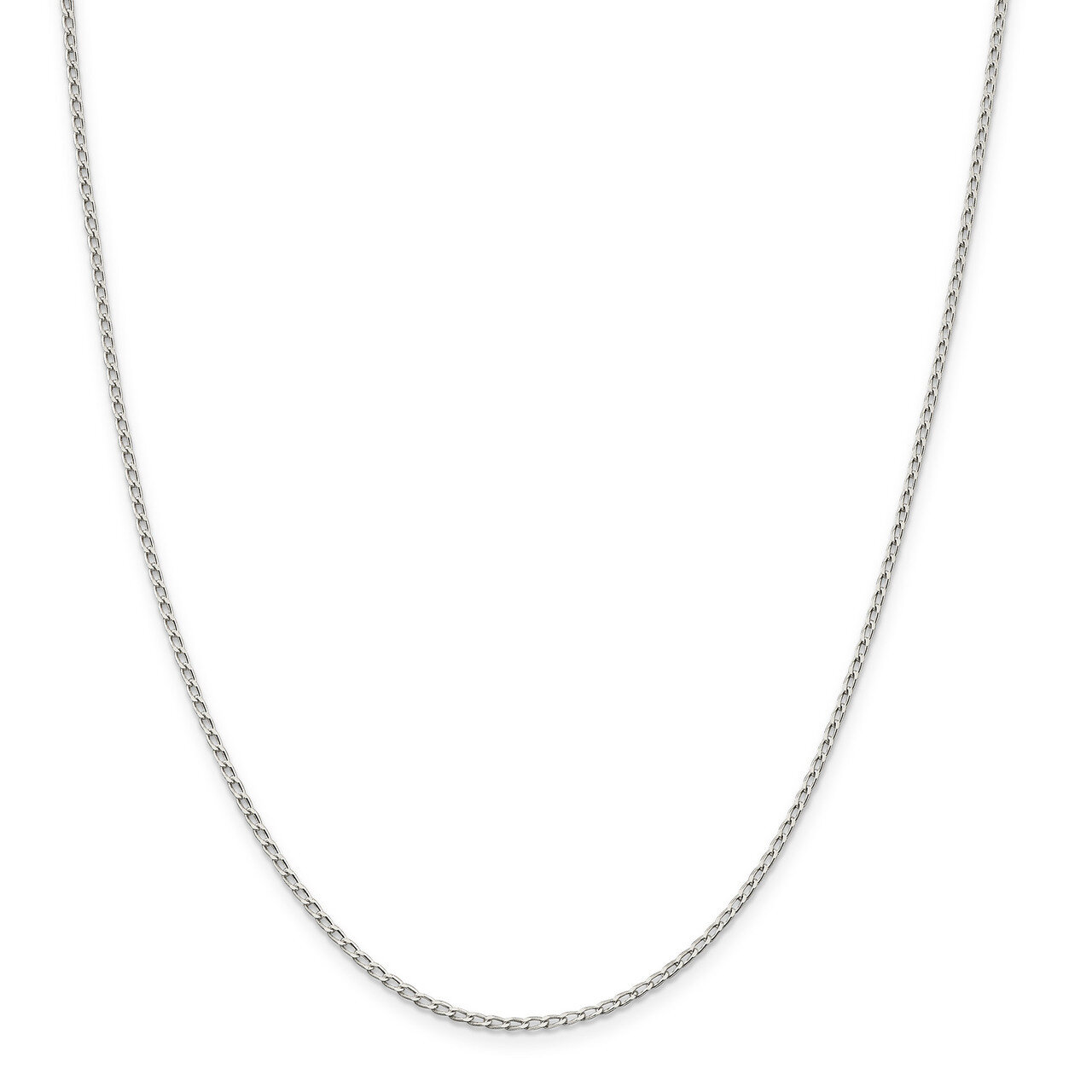 10 Inch 1.5mm Open Link Chain Sterling Silver QLL050-10, MPN: QLL050-10, 886774421971