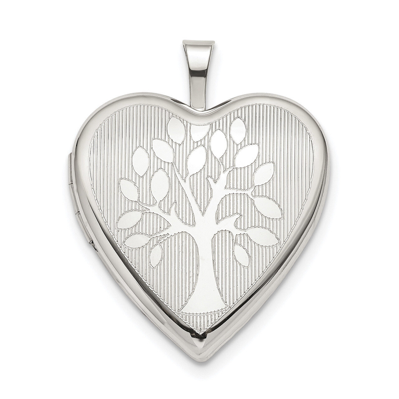 20mm Tree Heart Locket Sterling Silver QLS783, MPN: QLS783, 883957832029