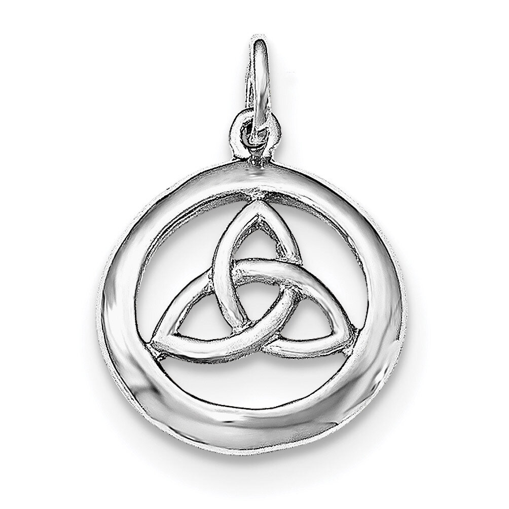 Celtic Symbol Pendant Sterling Silver Rhodium-plated Polished QP4300, MPN: QP4300, 191101359118
