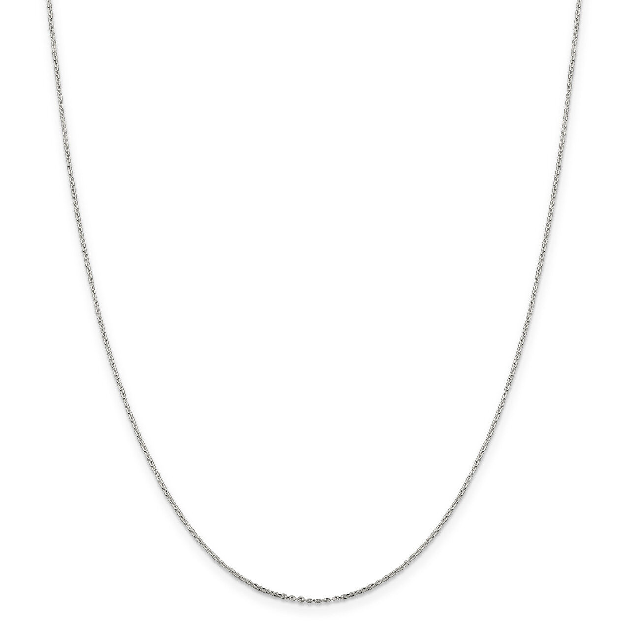 24 Inch .95mm Fancy Diamond-cut Rolo Chain Sterling Silver QPE81-24, MPN: QPE81-24, 886774113548