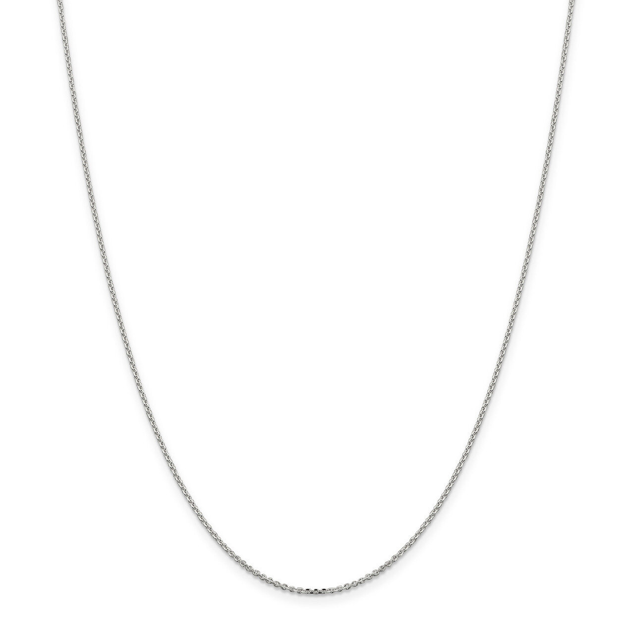 20 Inch 1.20mm Fancy Diamond-cut Rolo Chain Sterling Silver QPE82-20, MPN: QPE82-20, 886774124964