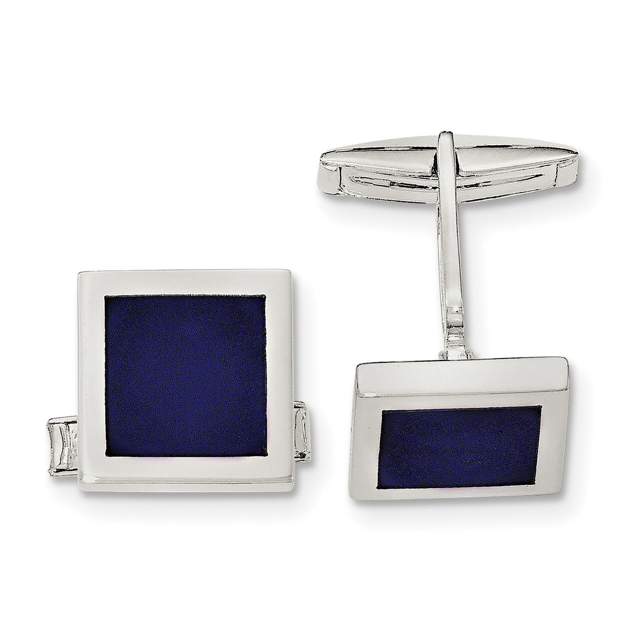 Lapis Cufflinks Sterling Silver QQ581, MPN: QQ581, 191101783081