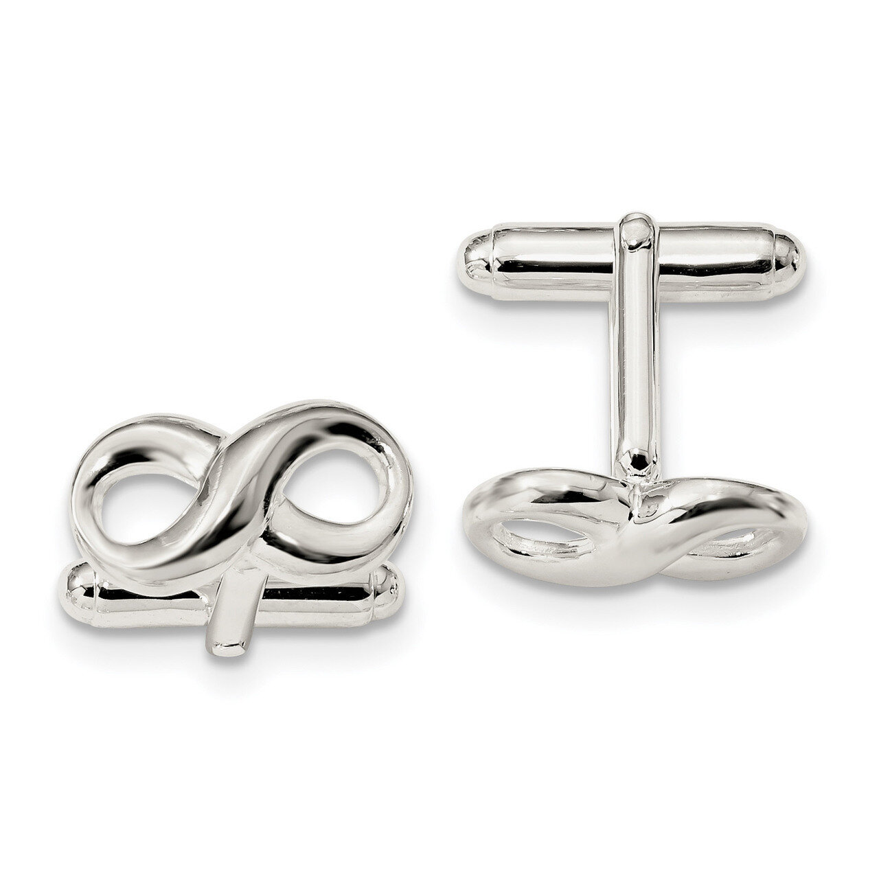 Infinity Cufflinks Sterling Silver QQ601, MPN: QQ601, 886774083001