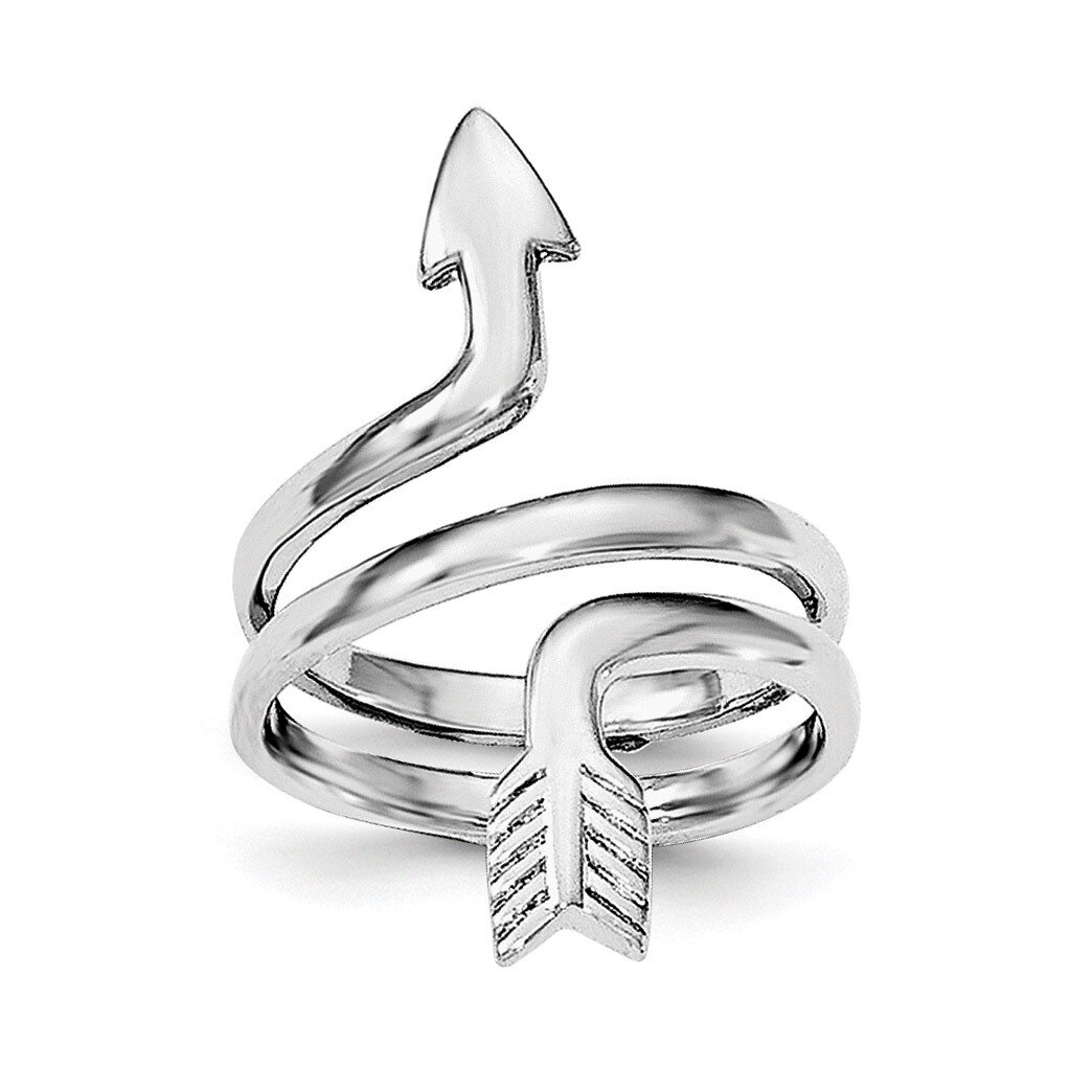 Arrow Wrap Ring Sterling Silver Rhodium-plated QR6040