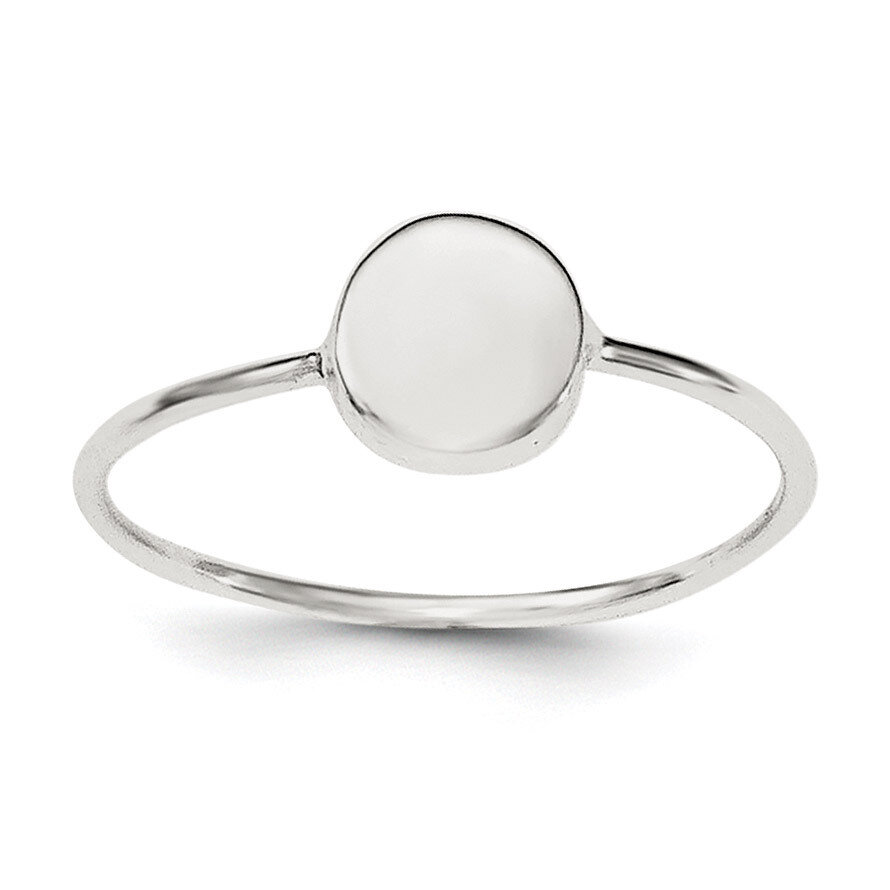 Circle Ring Sterling Silver Polished QR6117, MPN: QR6117, 191101783012