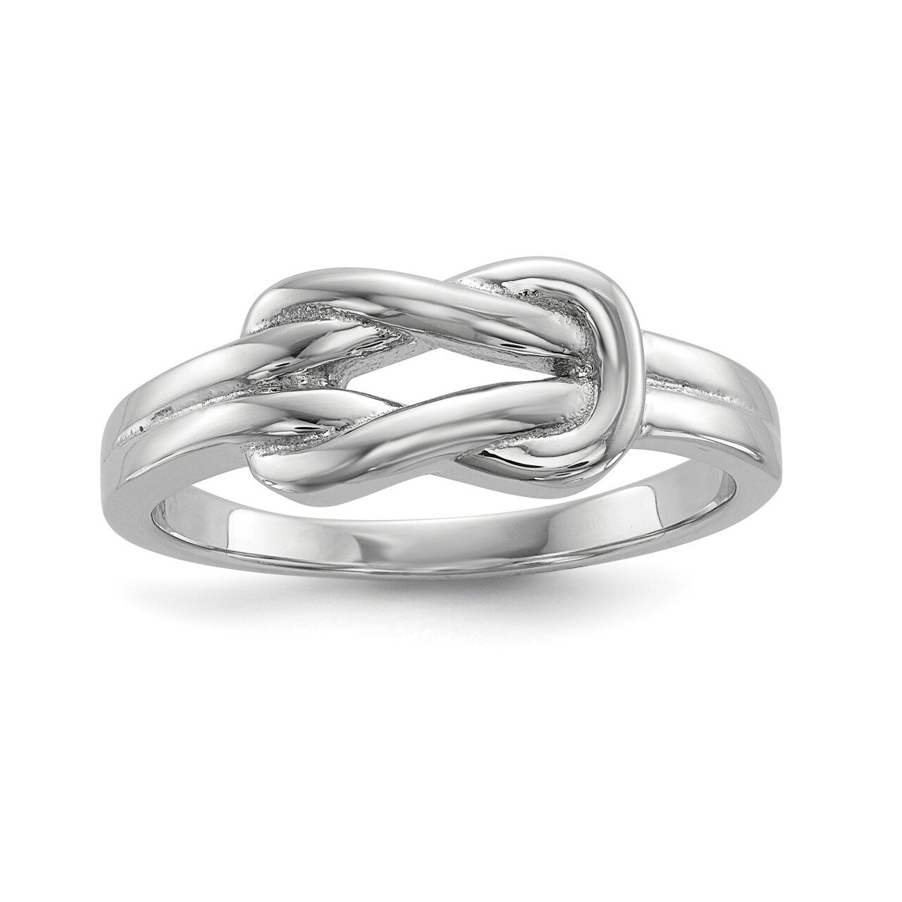 Knot Ring Sterling Silver Rhodium-plated QR6592, MPN: QR6592, 886774034096