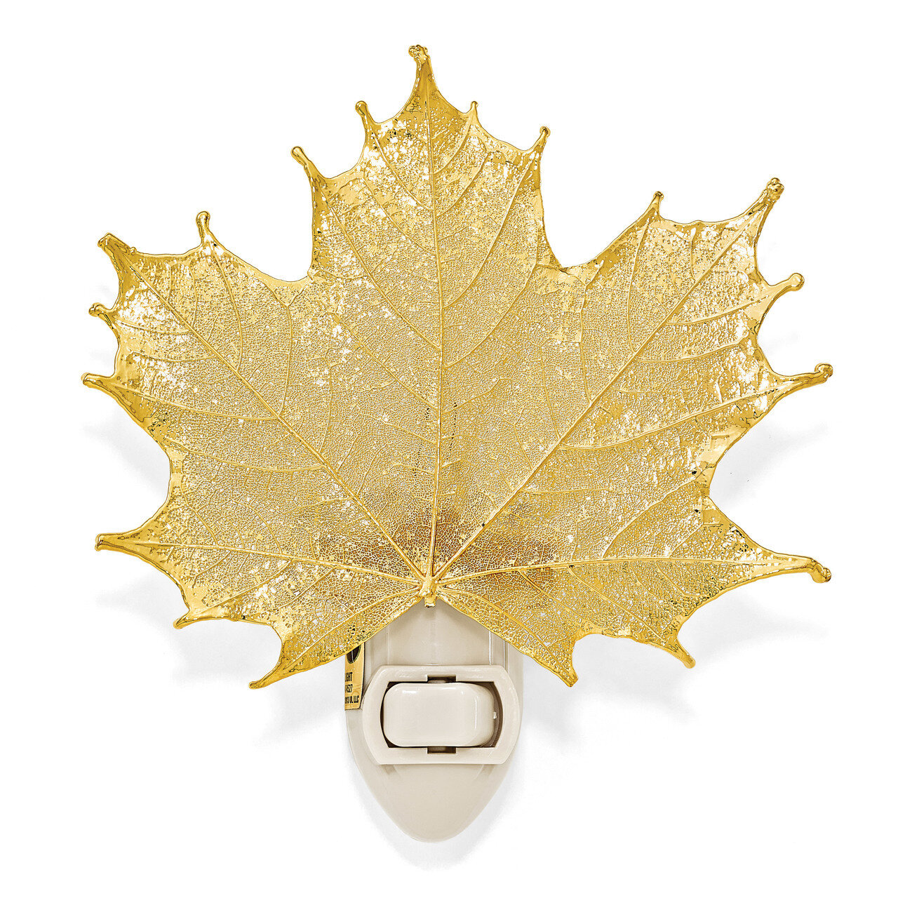 24k Gold Dipped Sugar Maple Leaf Nightlight GM13085, MPN: GM13085, 810391010850