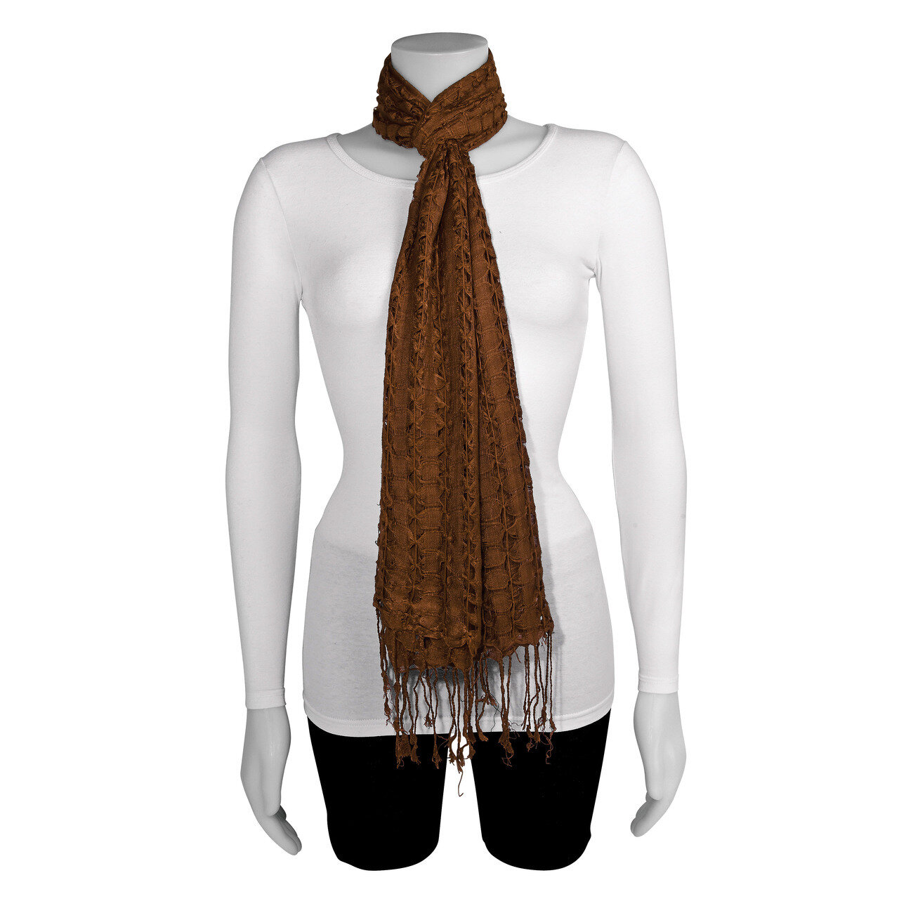 Brown Fashion Scarf GM13173