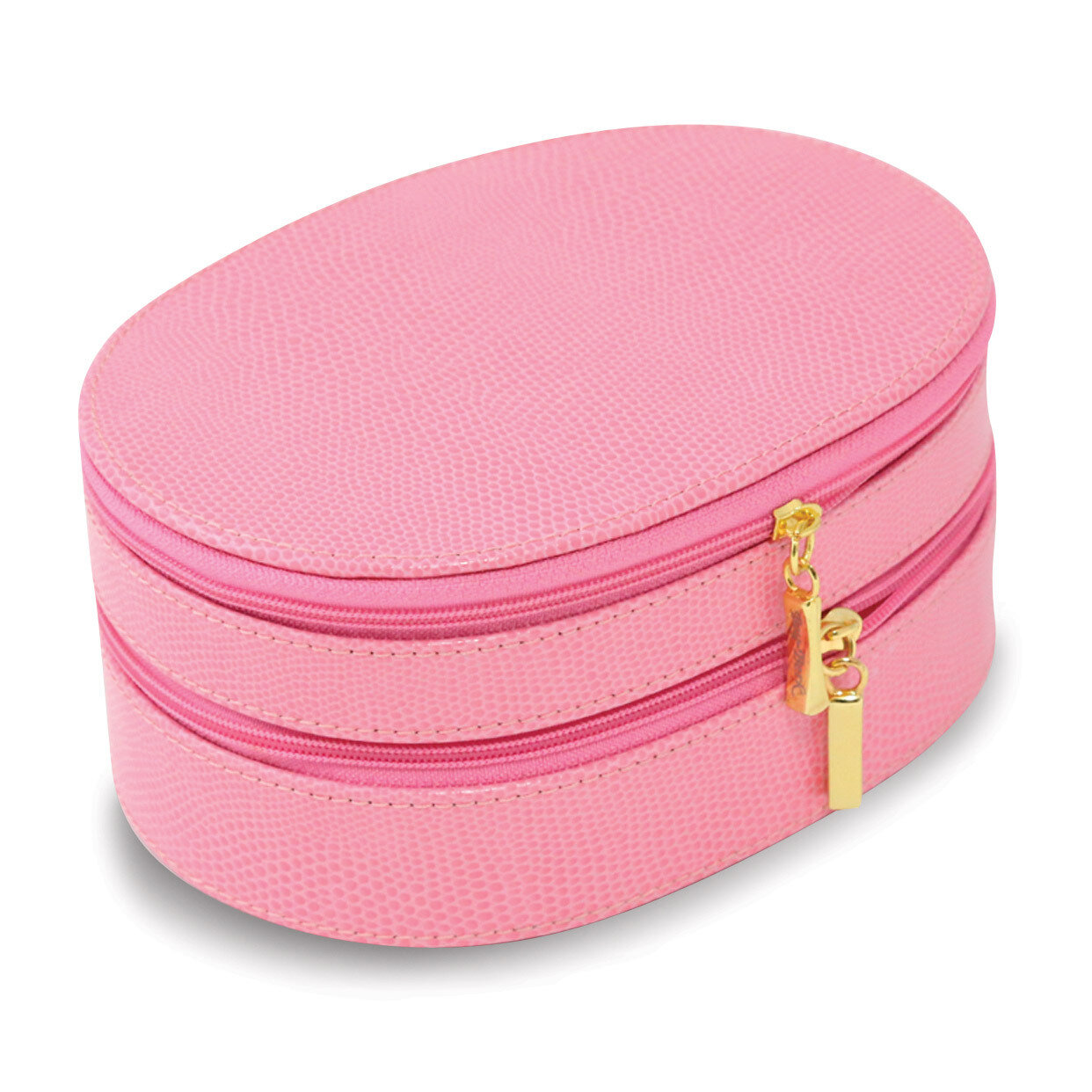 Pink Leather Two Level Jewelry Case GM13314, MPN: GM13314, 797140526414