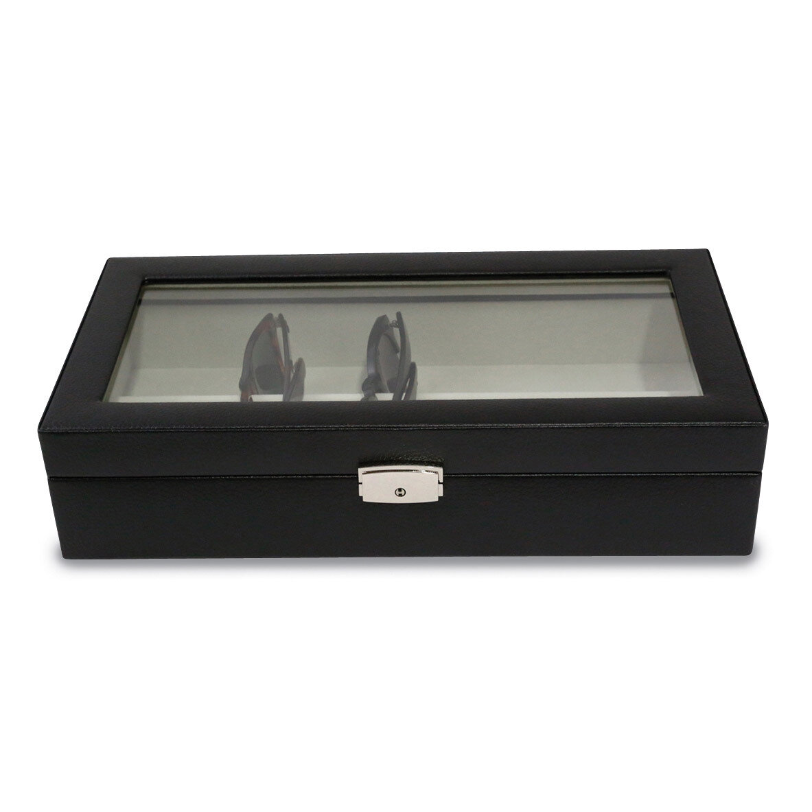 Black Leather Multi Eyeglass Case GM13317, MPN: GM13317, 797140516439