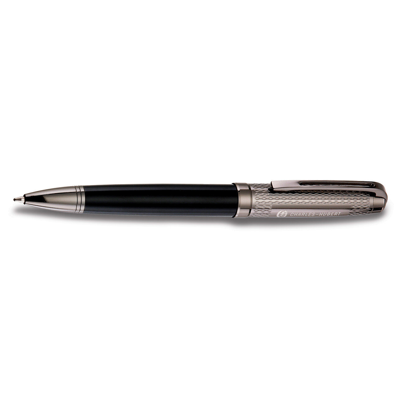 Charles-Hubert Black & Gunmetal Finish Ballpoint Pen GM13666