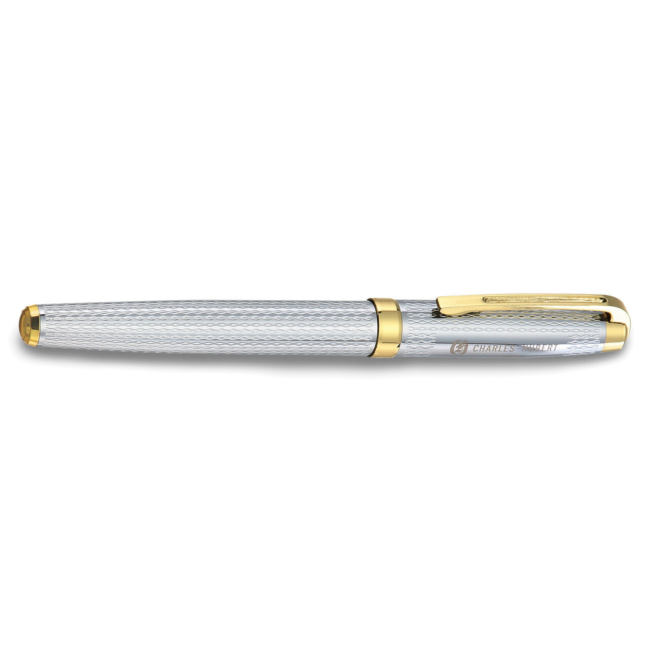 Charles-Hubert Gold-tone & Chrome Finish Rollerball Pen GM13671