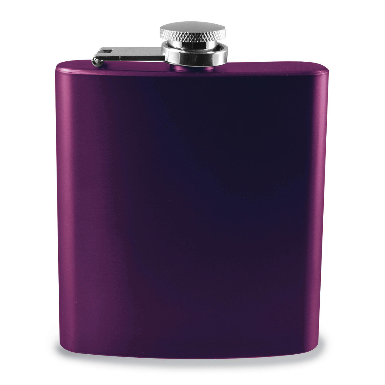 Purple Engravable 6 oz Flask Stainless Steel GM13849