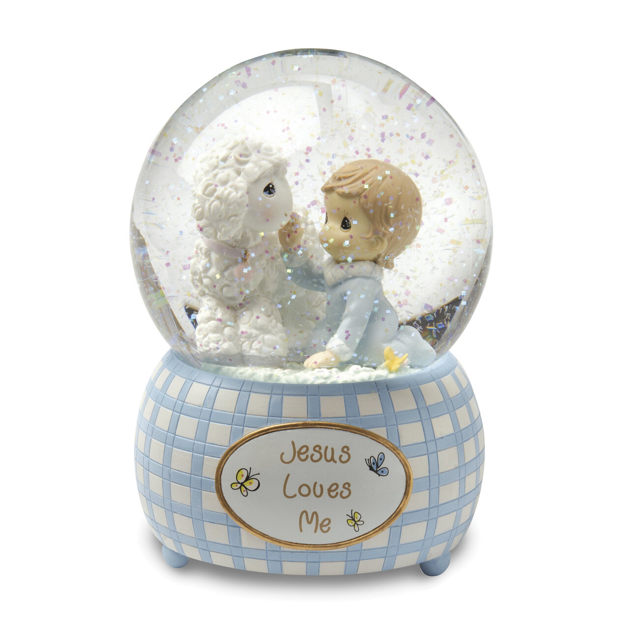 Precious Moments Jesus Loves Me Blue Waterglobe GM13899, MPN: GM13899, 875555001563