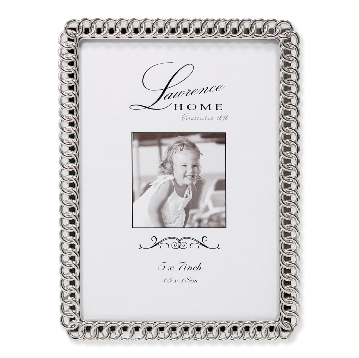 5 x 7 Inch Eternity Rings Metal Picture Picture Frame GM14177, MPN: GM14177, 751148067485