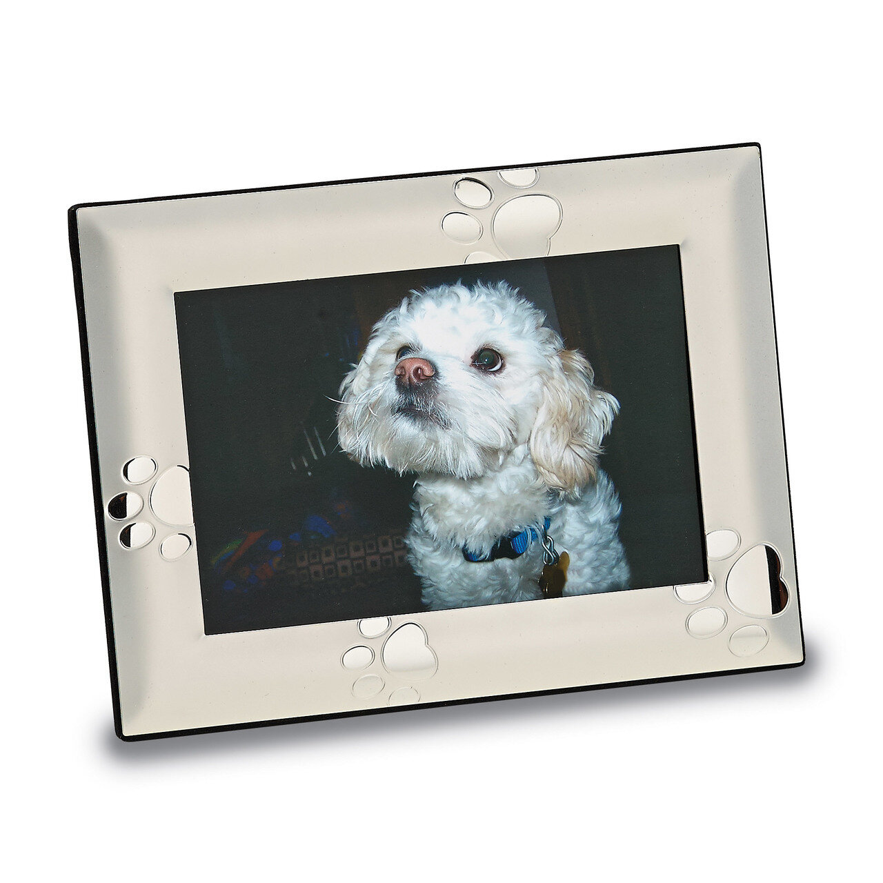 Aluminum Puppy Paw Prints 4 x 6 Inch Photo Picture Frame GM14682