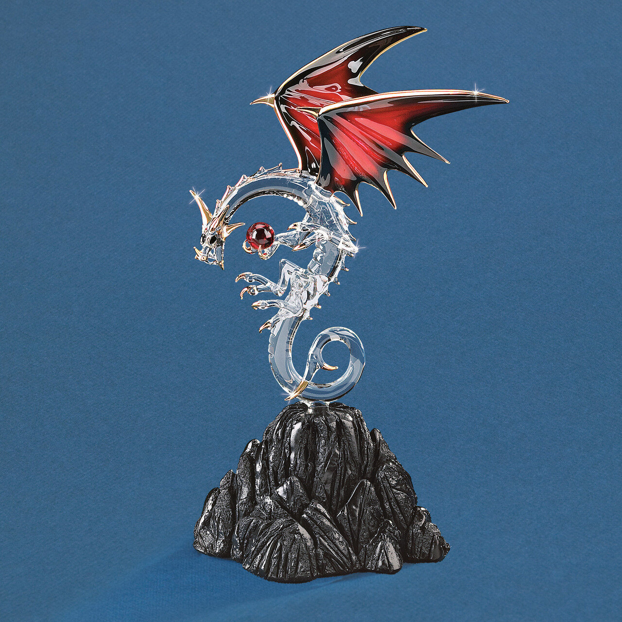 Dragon Figurine Glass Baron GM15147