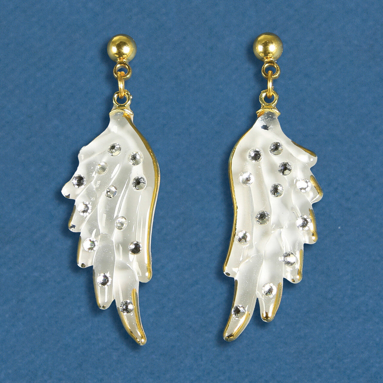 Angel Wing Earrings Glass Baron GM15188