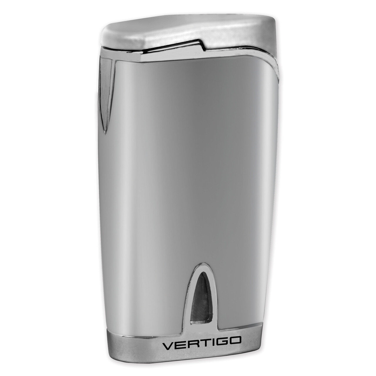 Vertigo Twister Brushed Chrome Quad Flame Torch Lighter GM15365, MPN: GM15365, 894236013497