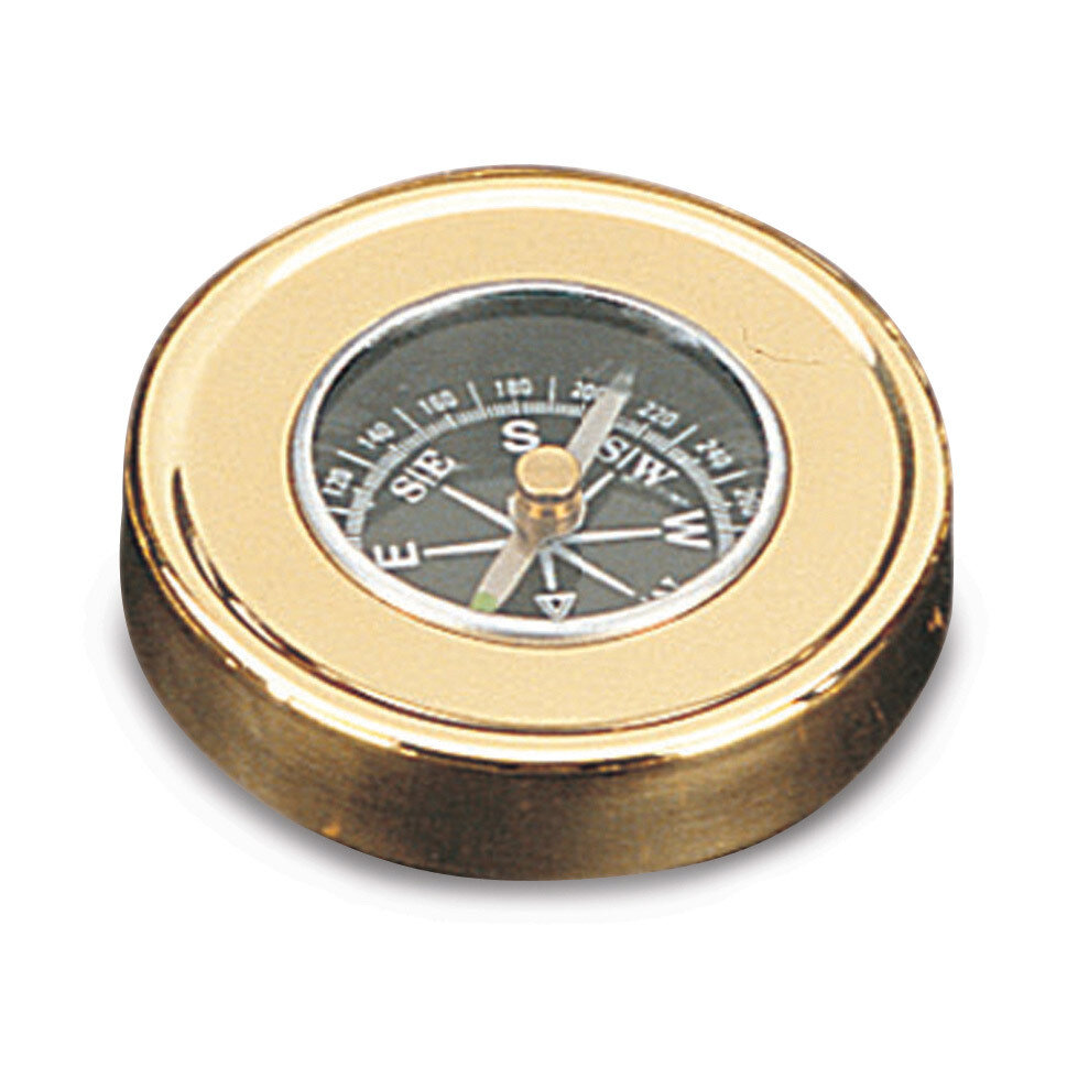Brass Compass Paperweight GM15591