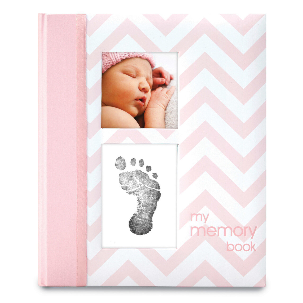 Pink Chevron Baby Book GM15709