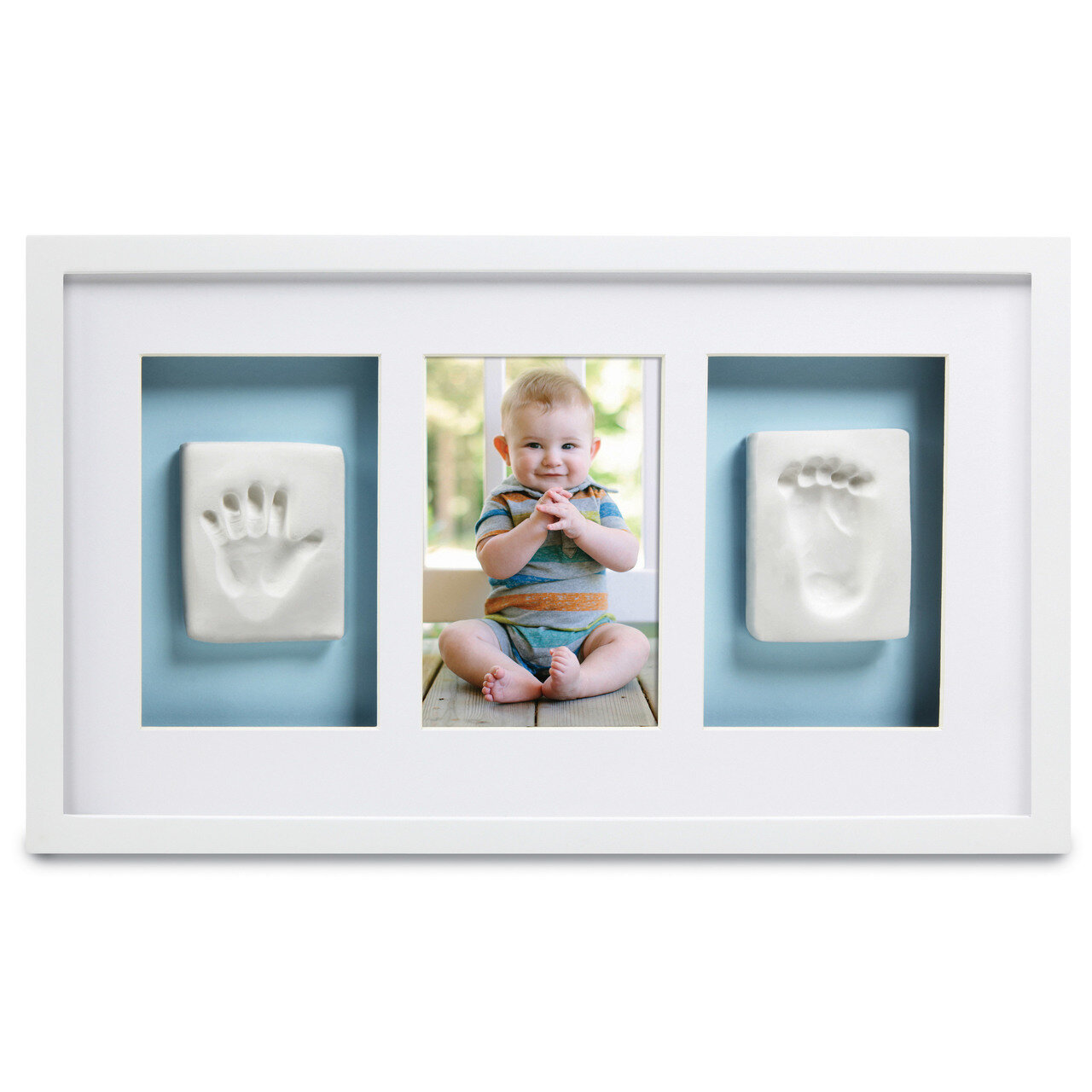 White Babyprints Deluxe Wall Picture Frame GM15712