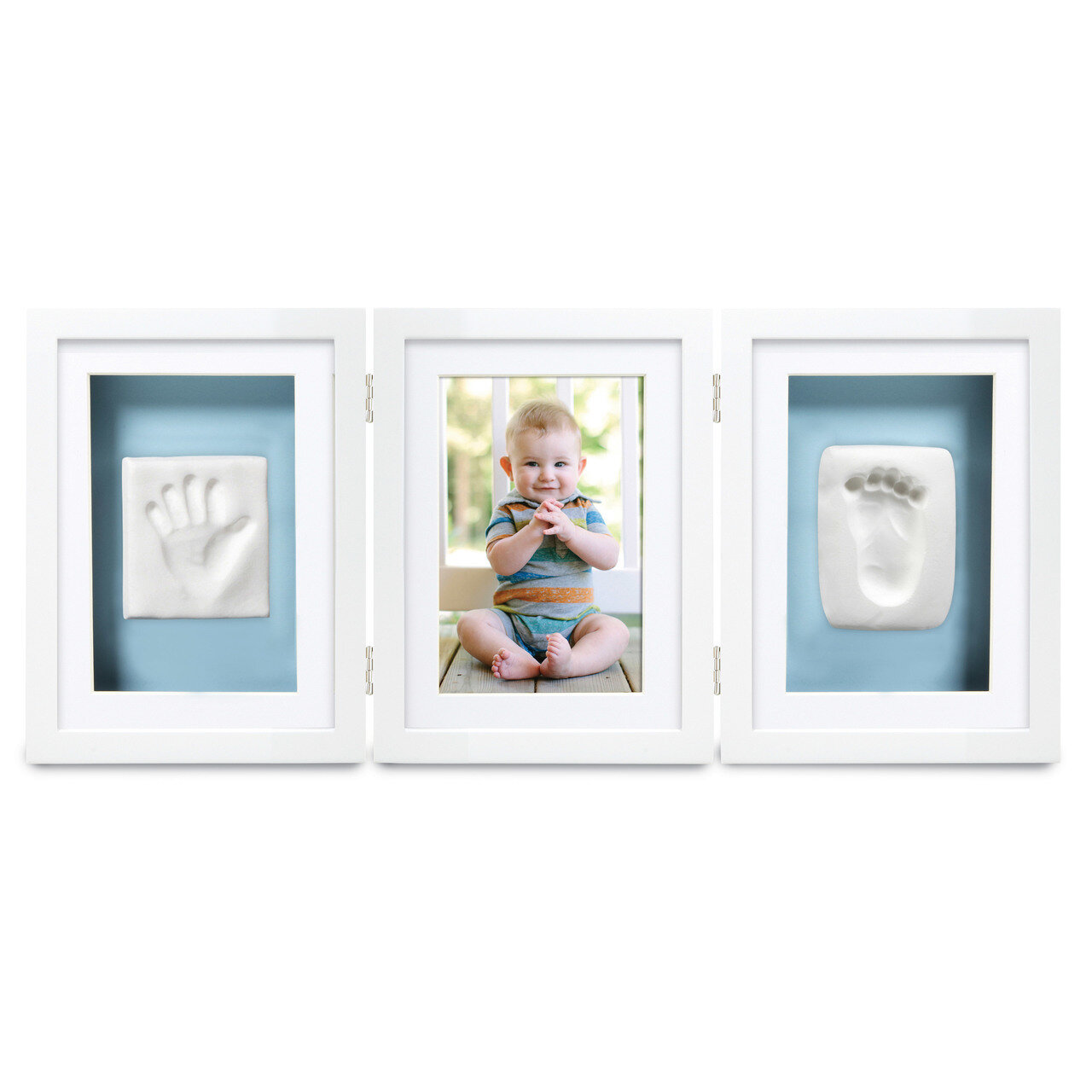 White Babyprints Deluxe Desk Picture Frame GM15714, MPN: GM15714, 698904215134