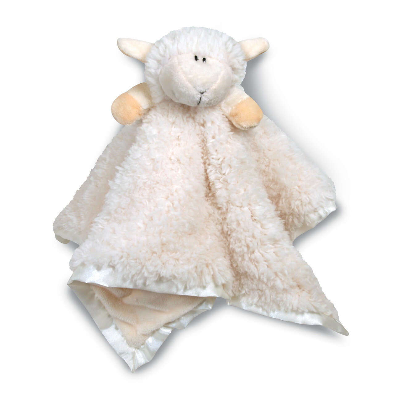 White Cuddle Buds Plush Lamb Blanket GM15950