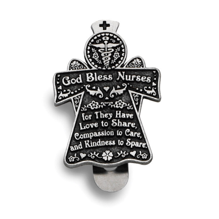 God Bless Nurses Angel Visor Clip GM17368, MPN: GM17368, 785525064675