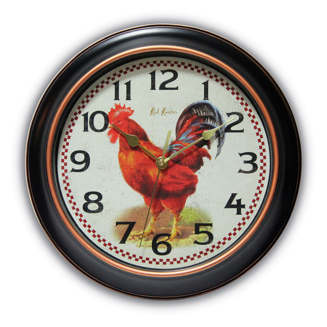 Rotterdam Rooster Dial Wall Clock with Silent Movement GM17586